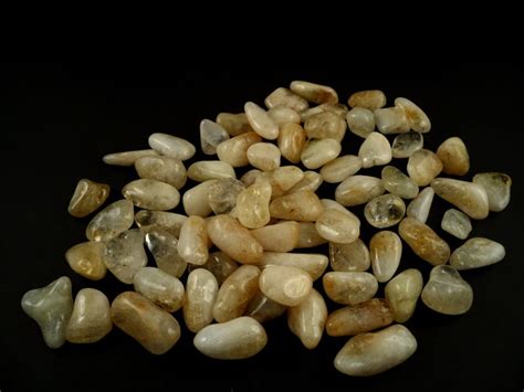 Citrine, tumbled, 16oz | The Crystal Man