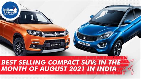 Best Selling Compact Suvs In The Month Of August 2021