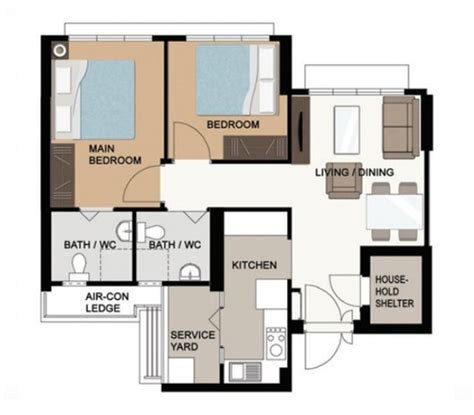 Exploring Hdb Flat Sizes 3 Room 4 Room And 5 Room A Guide To