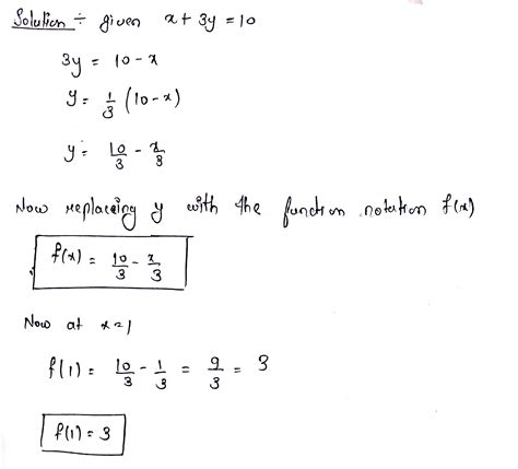 Solved An Equation That Defines Y As A Function F Of X Is Given A