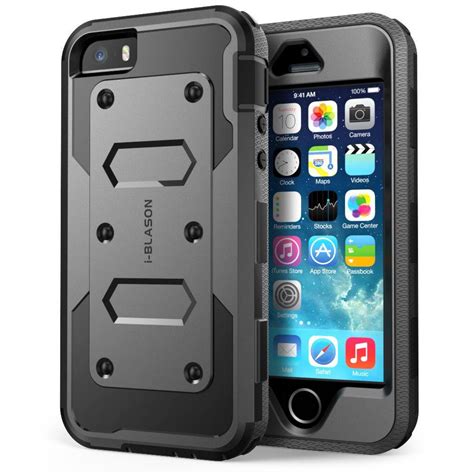 I Blason Armorbox Full Body Case For Apple Iphone 5s Black Iphone 5s