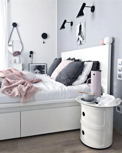 The kvalfjord bed frame and malm dressers will take this luxurious yet affordable bedroom set to a whole other level. Pink Bedroom Decor Ideas | Ikea спальни, Квартирные идеи