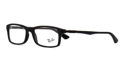 Shop Ray Ban Rb 7017 5196 Eyeglasses Matte Black Ray Ban Rb 7017 5196 Size 54 Mm Opti4less
