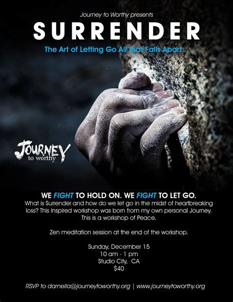 Event Surrender Journey To Worthy