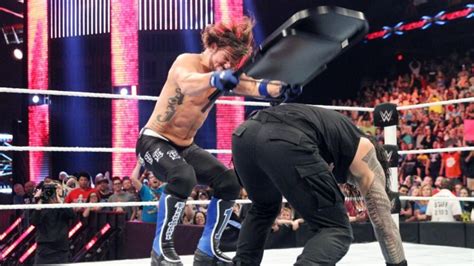 How about this is sick. WWE Raw Reaction May 16: AJ Styles gets revenge on Roman Reigns with a steel chair