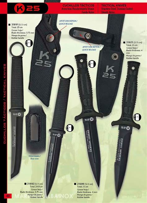 Compra cuchillos militares y tácticos siempre al mejor precio. CUCHILLOS TACTICOS MANGO DE GOMA K25 K25 - cuchillos ...