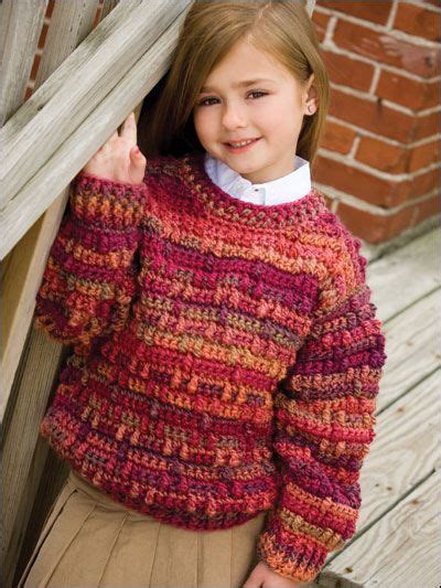 Crocheted Pullover Sweater Pattern Crochet Baby Sweaters Crochet