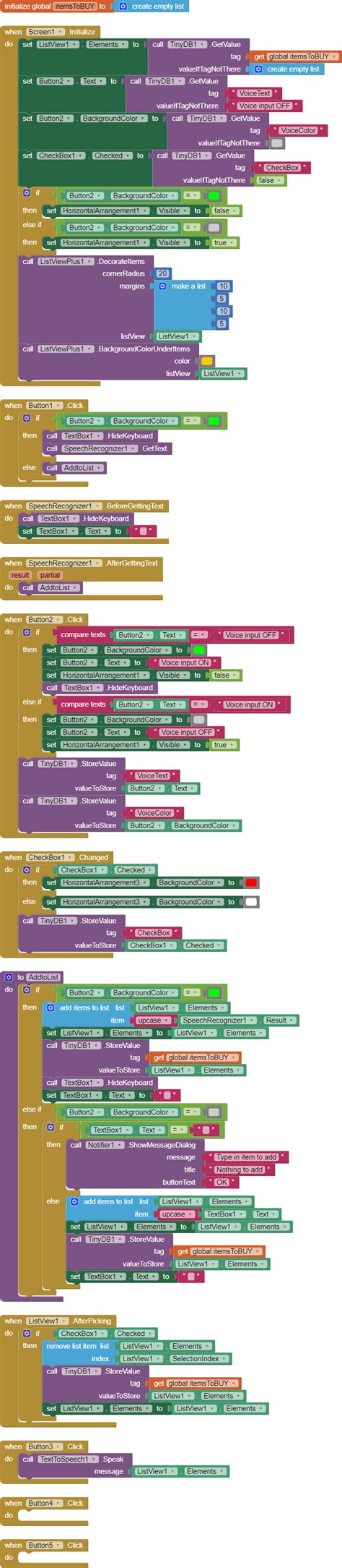 Move Items Up Or Down In Listview Mit App Inventor Help Mit App Inventor Community