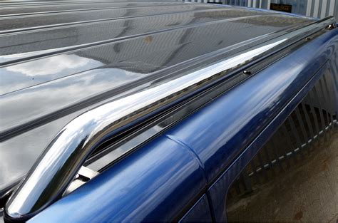 Vw T5 T6 Transporter Swb Roof Rails Oe Genuine Style Stainless Steel