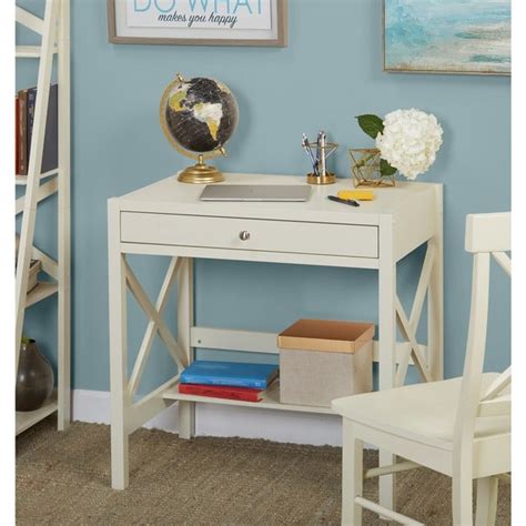Make an offer on the perfect piece today! Shop Simple Living Antique White X Desk - On Sale - Free ...