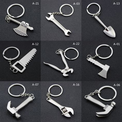 Mini Creative Wrench Spanner Key Chain Car Tools Keyfob Keychain For