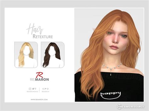 The Sims Resource Monika Ii Hair Retexture Mesh Needed
