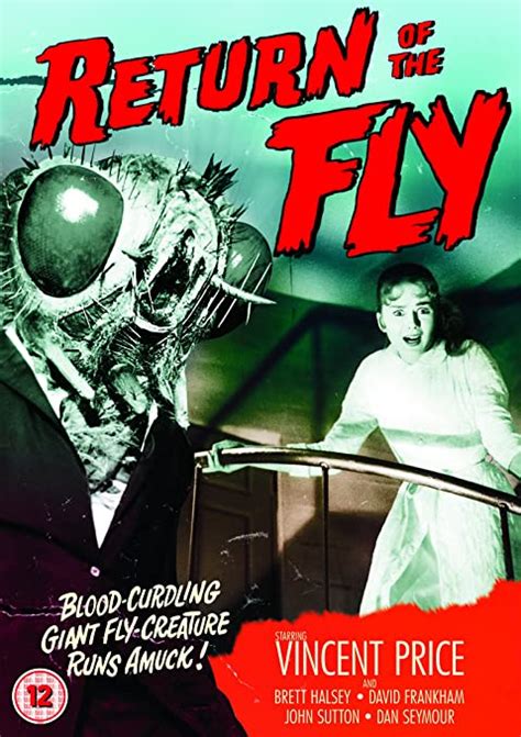 Return Of The Fly Dvd 1959 Uk Vincent Price Brett