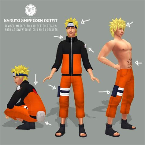 Uzumaki Naruto Happy To Be Sims 4 Anime Sims 4 Collections Sims 4