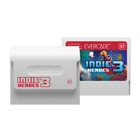 37 indie heroes collection 3 evercade cartridge