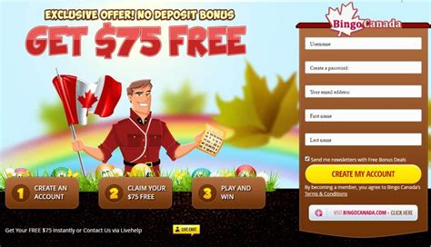 Best bonuses, best payout percentages, biggest progressive jackpots and. Bingo Canada ⋆ $75 Free Sign Up Bonus Code ⋆ BingoCanada.com | Bingo canada, Bingo, Bingo bonus