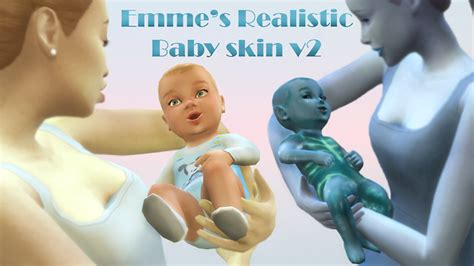 Emmesimblr Ts4 Emmes Realistic Baby Skin Samsimmie