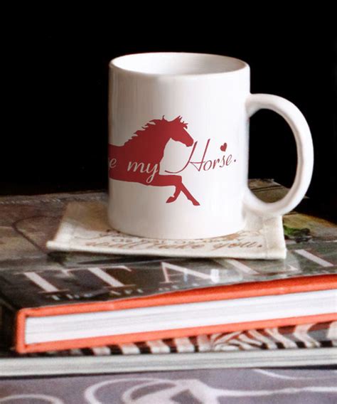 Love Me Love My Horse Ceramic Mug The Painting Pony
