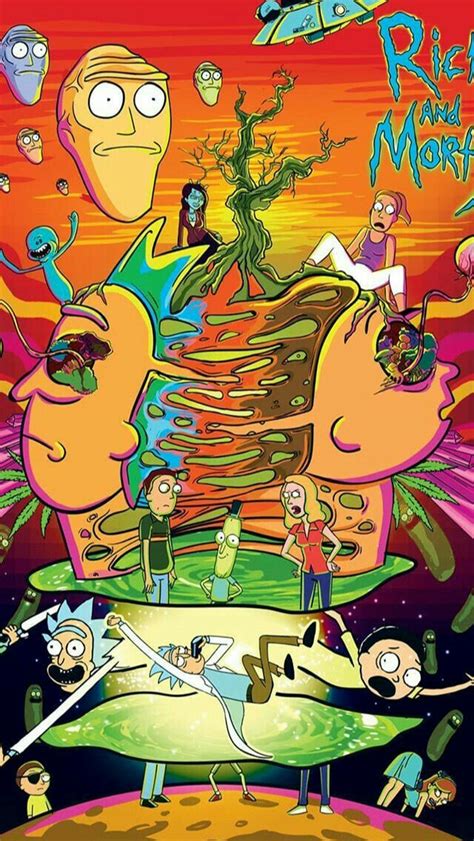 Trippy Rick And Morty Wallpaper Most Downloaded Rick And Morty