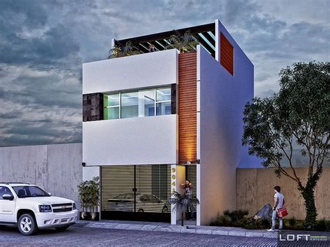 Fachada Casas Modernas De Loft Estudio Arquitectura Y Diseño Moderno