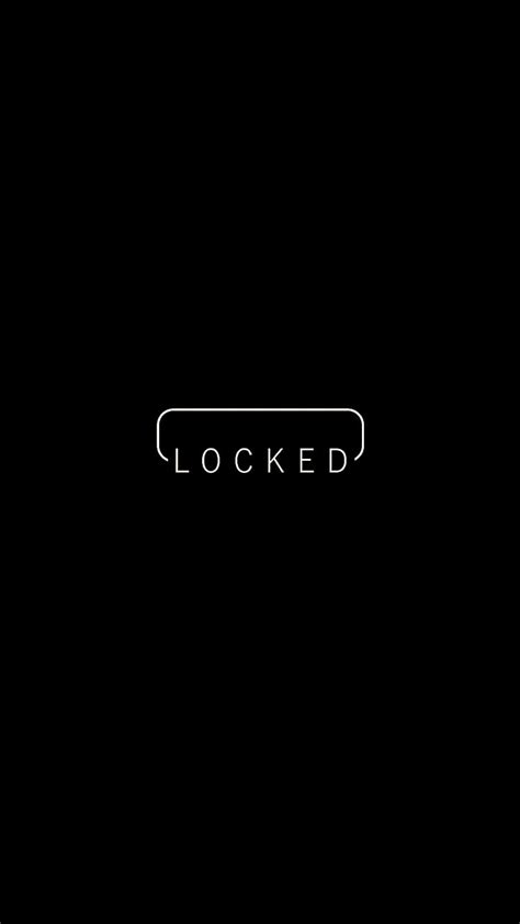 Locked Lock Minimal Screen Simple Hd Phone Wallpaper Peakpx