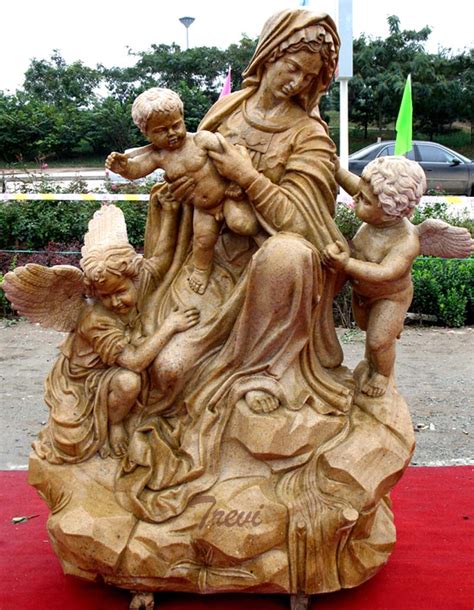 The Madonna And Child Angel Large Outdoor Religious