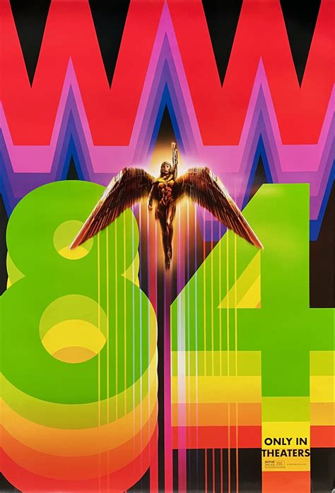 Original Wonder Woman 1984 Movie Poster Gal Gadot Ww84