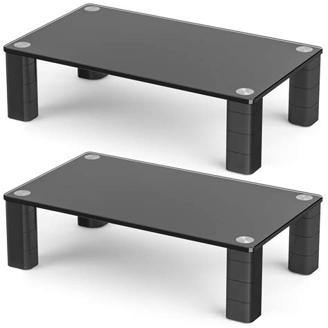 Buy 5Rcom Dual Computer Monitor Stand Riser 2 Pack Height Adjustable