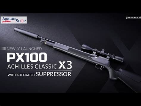 Precihole PX100 Achilles X3 Black PCP Air Rifle Airgunshop In