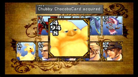 Ff8 Chubby Chocobo Card Youtube