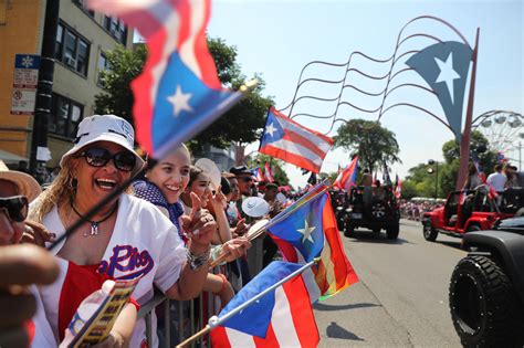 Scorching Temperatures Do Not Rain On Puerto Rican Peoples Parade