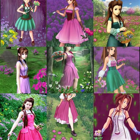 Aerith Gainsborough Of Final Fantasy 7 Stable Diffusion Openart