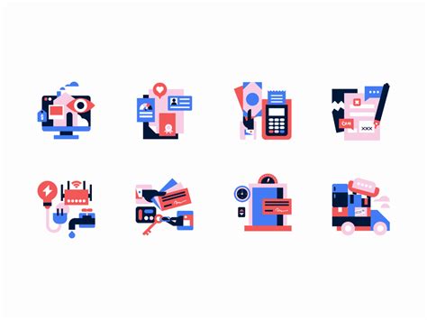 Rental Application And Moving Icons By Linh Trinh On Dribbble Rental