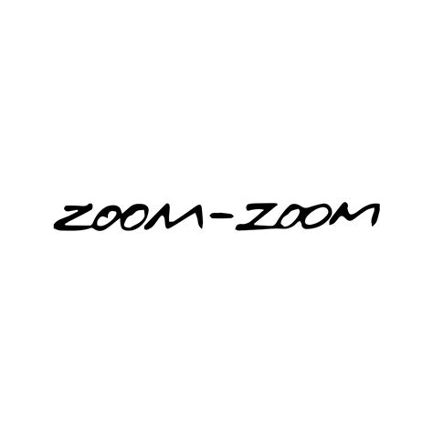 Mazda Zoom Zoom Decal Level 2 Graphics