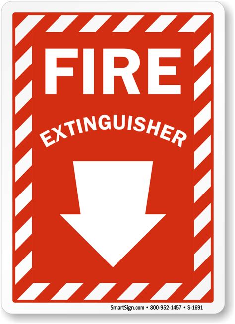 Printable Fire Extinguisher Signs That Are Versatile