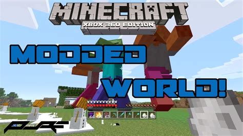 Minecraft Xbox 360 Modded World W Download Youtube