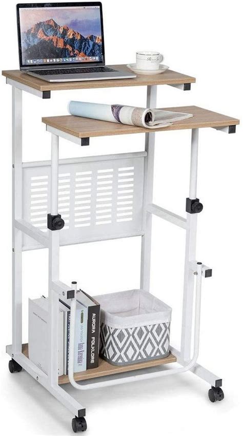 Was muss man beim kauf beachten? COSTWAY Laptoptisch »Bürotisch«, 2-in-1 Laptoptisch ...