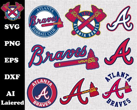 Atlanta Braves Svg Braves Svg Atlanta Braves Mlb Svg Etsy