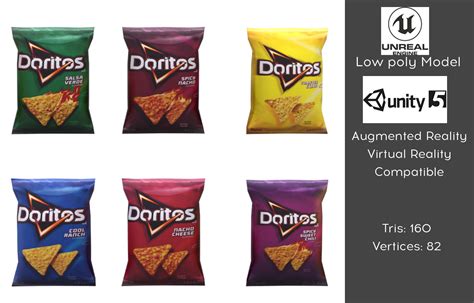 Doritos Potato Chips Photo Realistic Low Poly D Realtime My Xxx Hot Girl