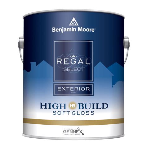 Benjamin Moore Regal Select Exterior High Build Paint Soft Gloss