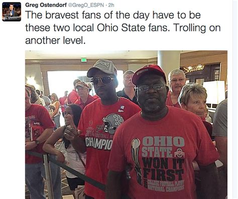 Ohio State Fans Or Are They Just Wearing Buckeye Disguises Troll