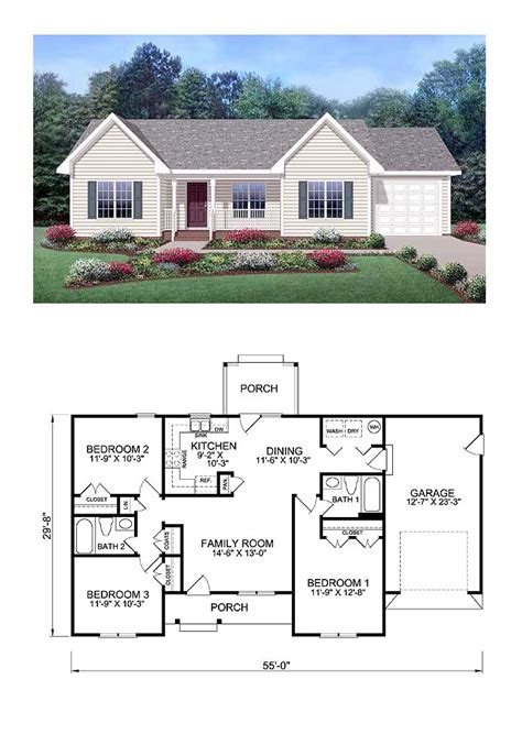 Welcome to the small house plan collection. Exclusive COOL House Plan ID: chp-39172 | Total Living ...