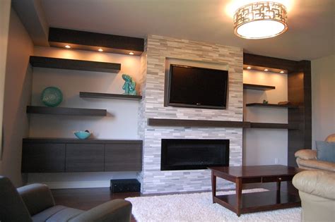 Living Room With Tv Above Fireplace Decorating Ideas Backsplash