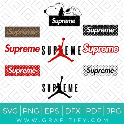 Supreme Svg Supreme Svg Cut File Supreme Logo Svg Clothing Brand