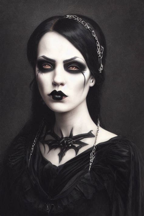 Dark Beauty Gothic Beauty Ghost Makeup Halloween Photos Happy