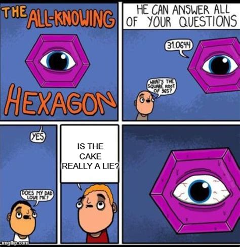 all knowing hexagon imgflip