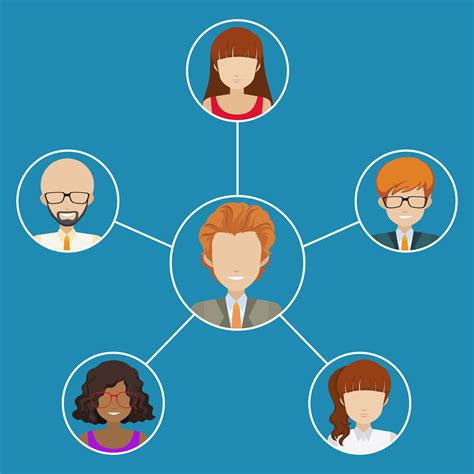 Network Of People 684786 Vector Art At Vecteezy