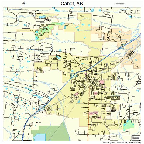 Cabot Arkansas Map Zip Code Map
