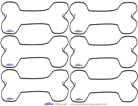 6 Best Images Of Printable Dog Bone Shape Dog Bone Pattern Template