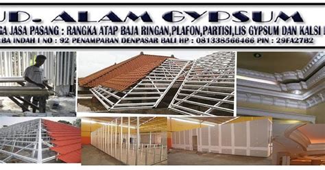 Jika anda sedang mencari informasi harga atap baja ringan plus pasang di internet , maka anda sudah tepat menemukan website kami. Biaya Pasang Baja Ringan di Denpasar Bali